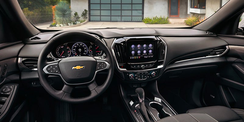 interior of chevy traverse